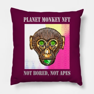 Planet Monkey NFT Not Bored Apes Pillow