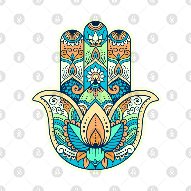 Hamsa Hand Namaste Shaka Hang Loose Peace by TravelTime