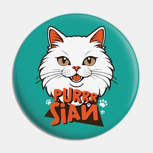 Purrrsian - Funny Persian Cat Pin