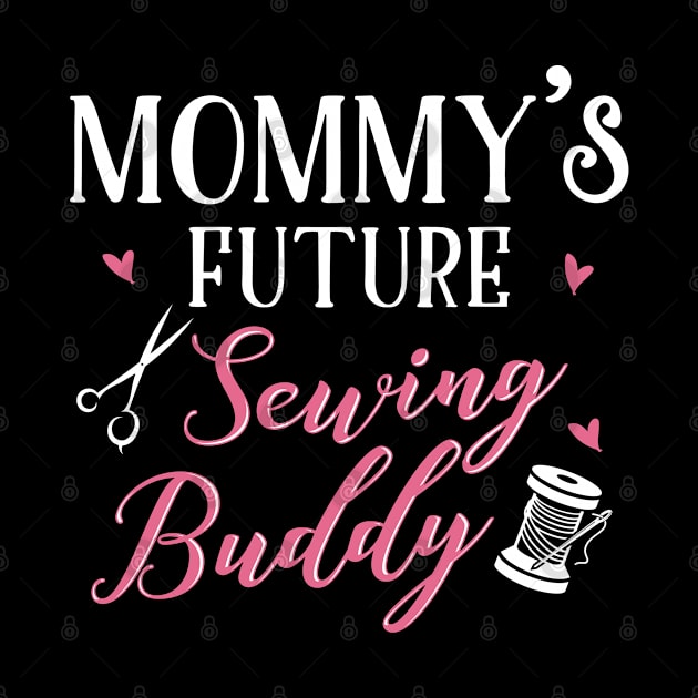 Sewing Mom and Baby Matching T-shirts Gift by KsuAnn