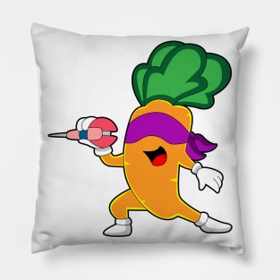 Carrot Darts Dart Pillow