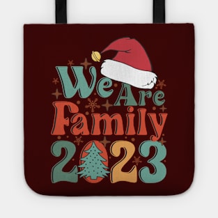 2023 We are Family Christmas Matching Tote