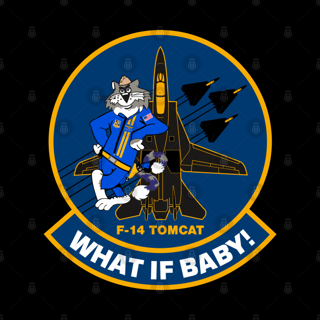 F-14 Tomcat - What If Baby- F-14 Tomcat - Clean Style by TomcatGypsy