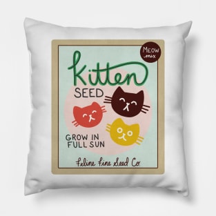 Cute Kitten Garden kit Pillow