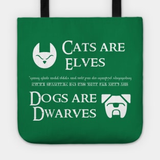 Cats and Dogs Fantasy Style Tote