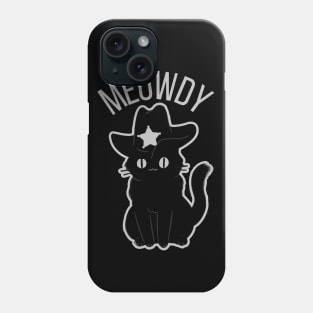 Meowdy Texas Cowboy Cat Phone Case