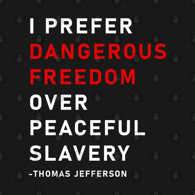 Dangerous Freedom over slavery. Tyranny by Art of Rebellion