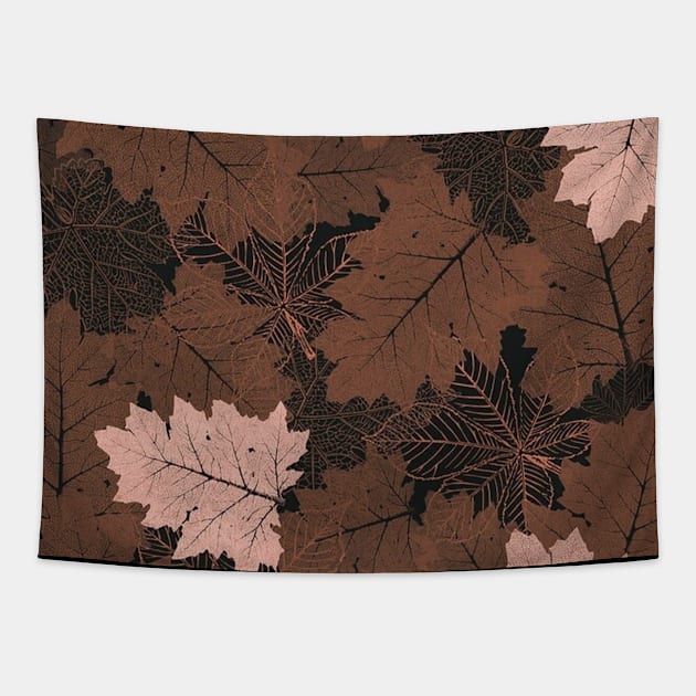 Maple Leaf pattern-Autumn season mood graphic design Tapestry by Kaalpanikaa