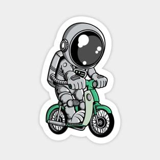 Astronaut Classic Motorbike Magnet