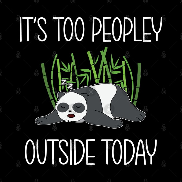 It's too peopley outside today by Work Memes