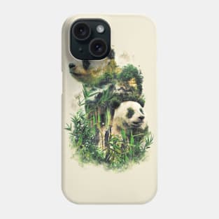 Surreal Panda Power Phone Case