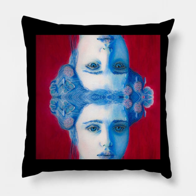 Duality Pillow by teenamarie23art