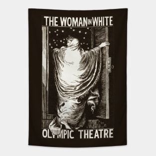 The Woman in White poster Tapestry