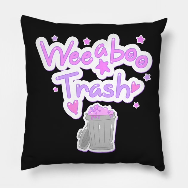 Weeaboo Trash Pillow by Sam Sawyer