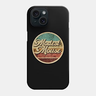 Tanatoraja, circle retro faded Modest Mouse Phone Case