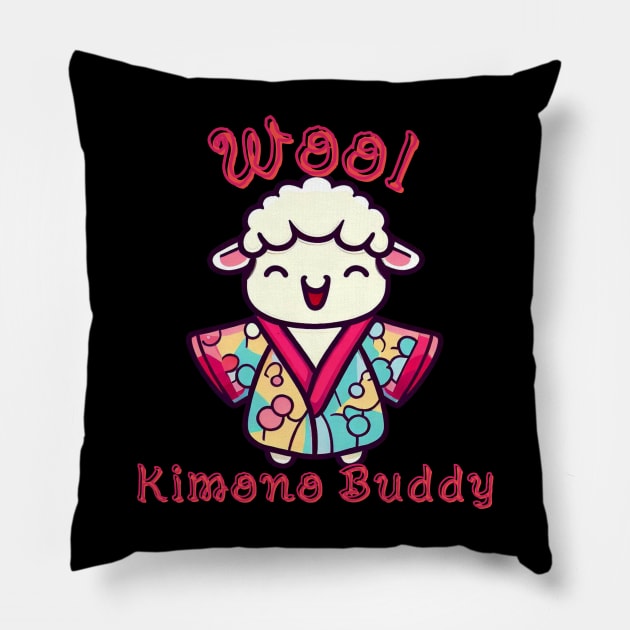 Kimono buddy Pillow by Japanese Fever