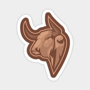 Sturdy Buffalo Head Design Magnet