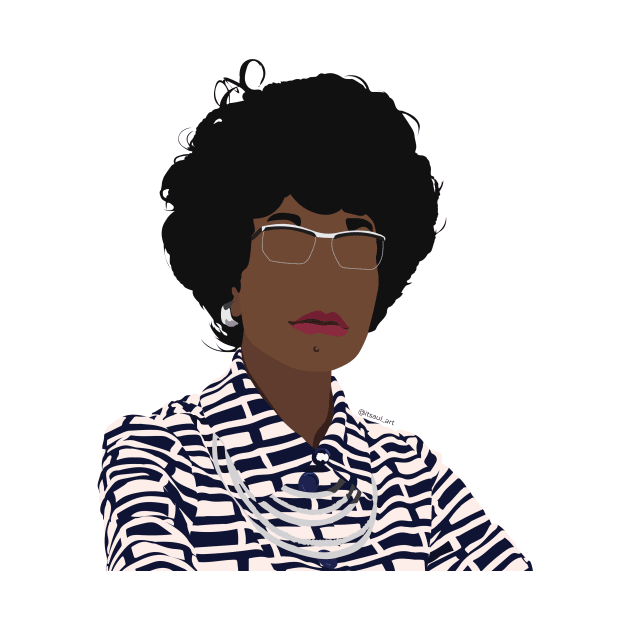 Shirley Chisholm by itsaulart