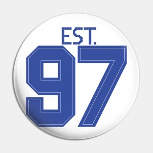 Est. 97 blue Pin