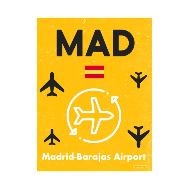 MAD airport tag by Woohoo