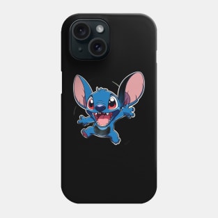 Stitch jumping style Phone Case