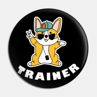 Corgi Trainer Dog Lover Welsh Pin