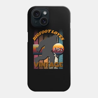 Bigfoot Loves Vintage 1982 Phone Case