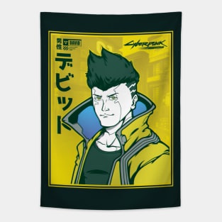 David Cyberpunk Edgerunners Tapestry