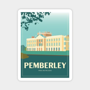 Art Deco Pemberley from Pride and Prejudice Magnet