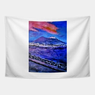 Napoli Magenta Sunrise Tapestry