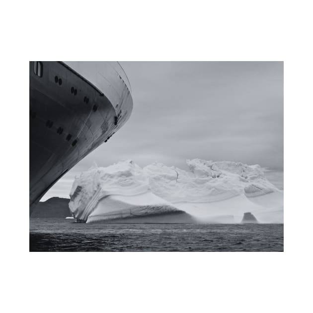 Ship Sailing Near an Iceberg by Victorious Maximus