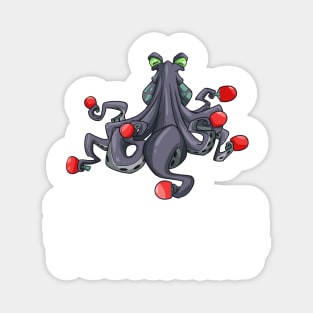 Ping Pong Table Tennis Tabletennis Funny Kraken Octopus Pun Magnet