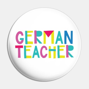 German Teacher Gift Idea Cute Back to School Pin