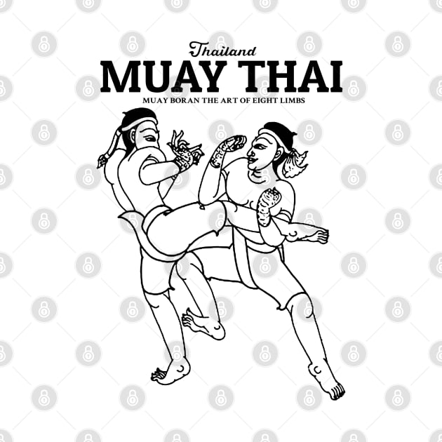 MMA Tattoo Muay Thai by KewaleeTee