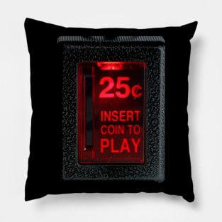 Retro Arcade )( Insert Coin To Play Pillow