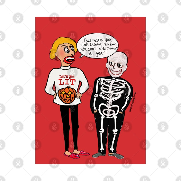 Skinny Skeleton by BRobinson