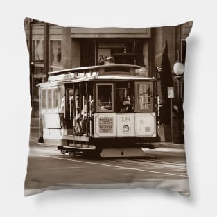 San Francisco Cable Car Pillow