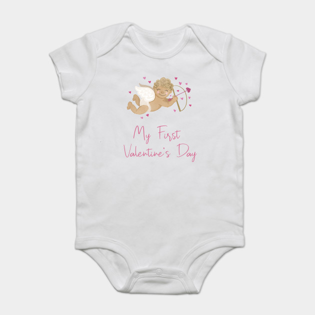 my first valentine's day onesie