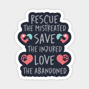 Pet Rescue Volunteers Magnet