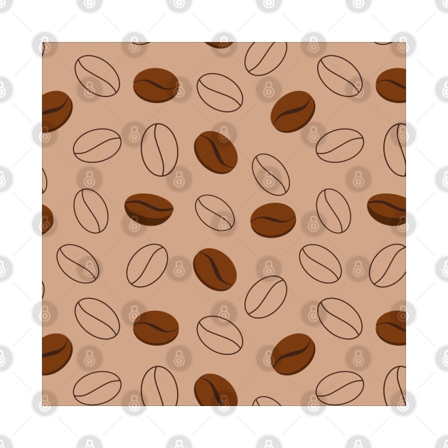 coffee seamless pattern by Oonamin