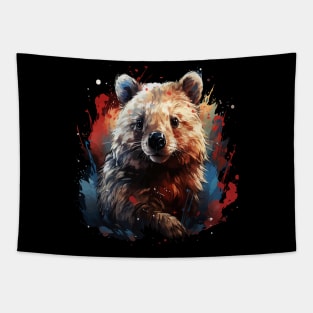 Patriotic Quokka Tapestry