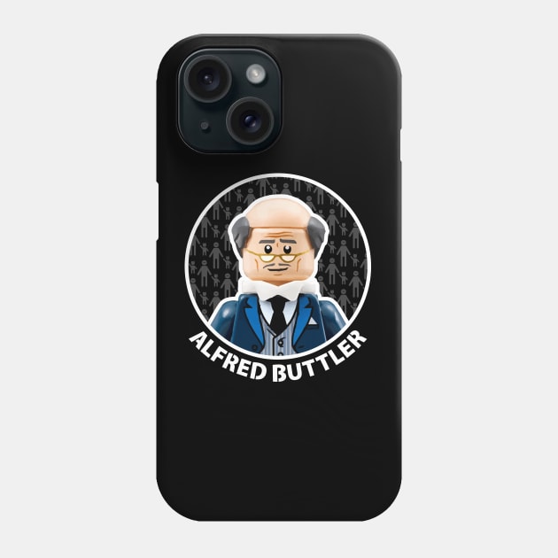 Alfred Buttler with two Tees - Parental Lock - Single Phone Case by Barn Shirt USA