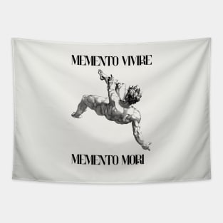 memento mori, art greek, latin phrase Tapestry