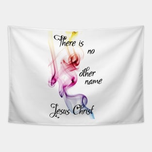'There is no other Name Jesus Christ' Hillsong lyric WEAR YOUR WORSHIP Christian design Tapestry