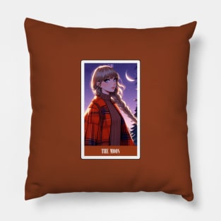 the moon - swiftie tarot card Pillow