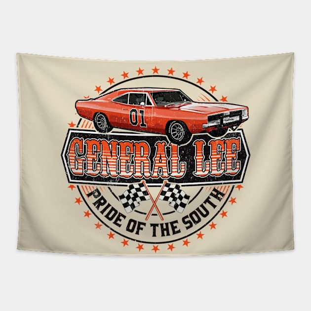 General Lee Pride of the South Lts Tapestry by Alema Art