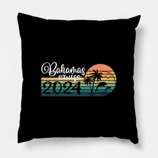 Bahamas Cruise 2024 Family Cruising Pillow