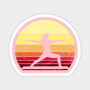 Yoga Sunset Magnet