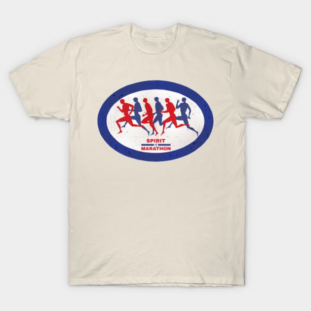 dobbelt hæk pause Vintage Marathon Spirit - Marathon - T-Shirt | TeePublic