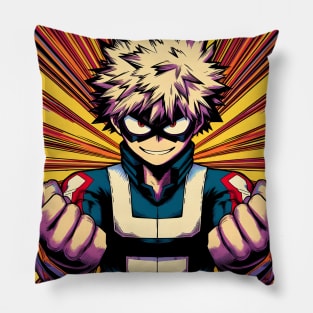 Anime Wonderland: Whimsical Art Prints Featuring Manga-Inspired Designs for Otaku Bliss! Pillow